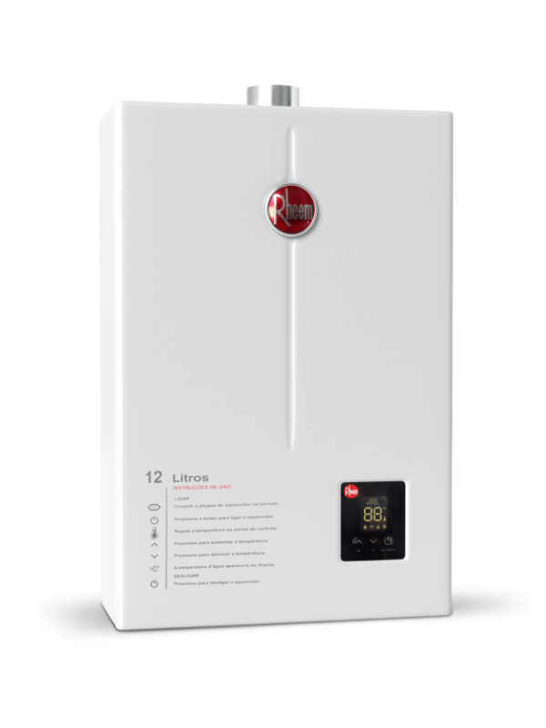 rheem exaustao natural 12 litros